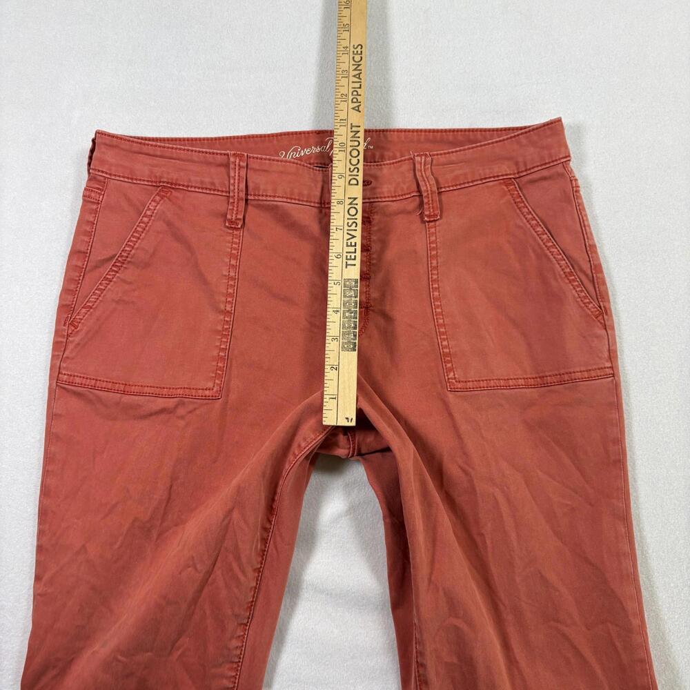 Universal Thread womens jeans 14 32R red mid rise skinny button fly Y2K - Picture 13 of 16